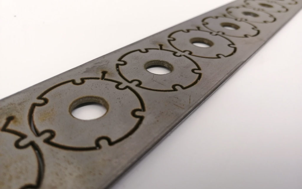 Prüfkörper aus 3 mm Baustahl