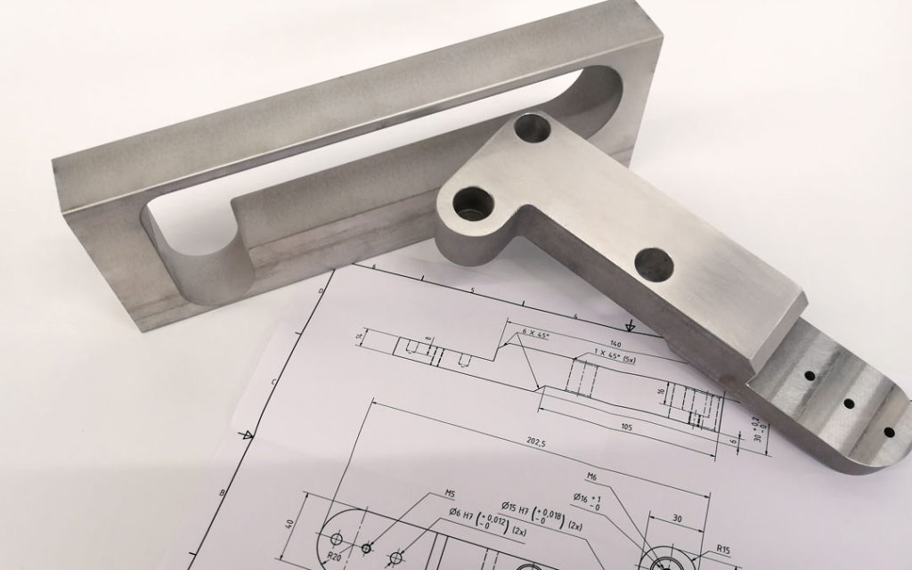 Konstruktionsteil aus 30 mm Aluminium