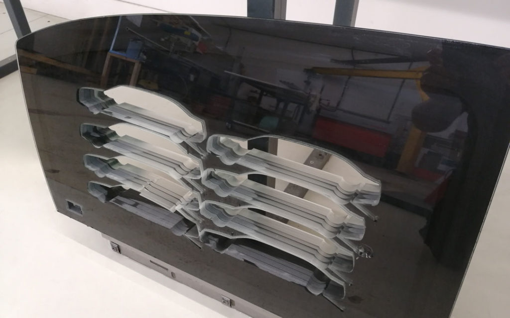 70 mm Panzerglas Autoscheibe